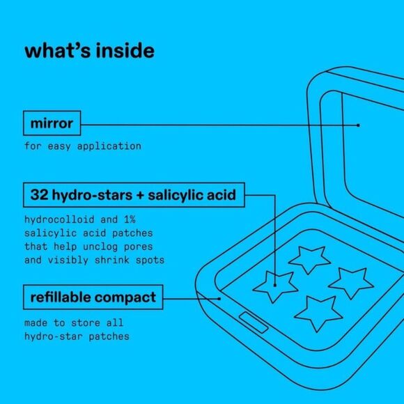 🌻STARFACE Hydro-Star Salicylic Acid Acne Patches + Big Blue Compact - Picture 3 of 6